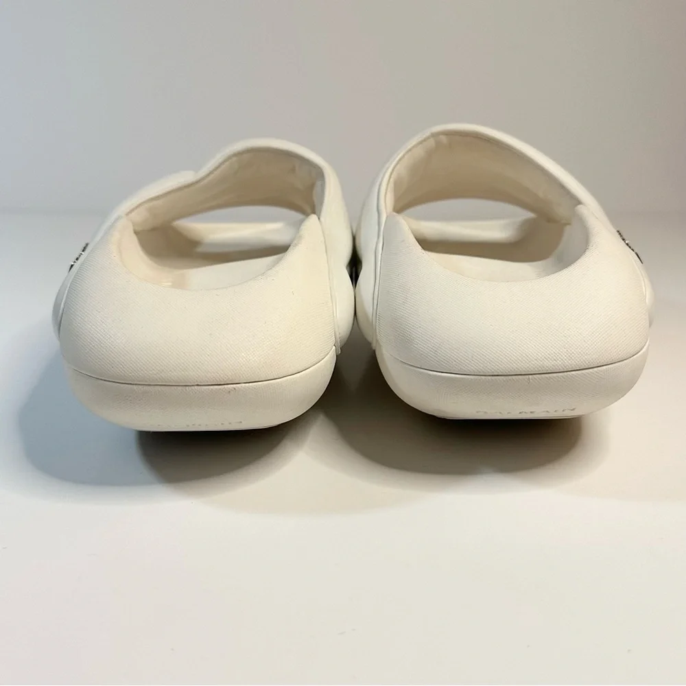 Balmain White B-IT Mules Men’s 7  Women’s 9